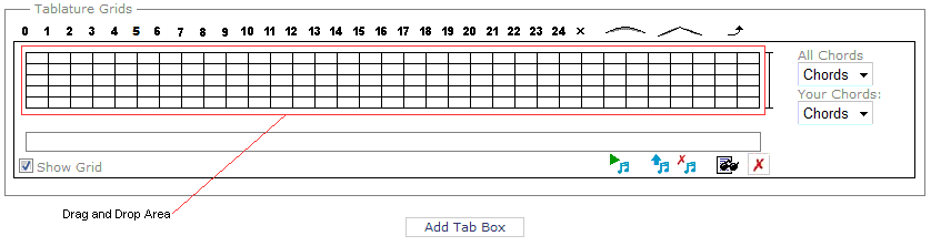 The Tablature Grid design surface