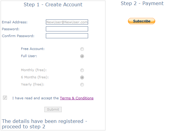 PayPal Button Visible