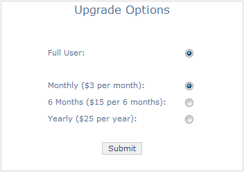 Upgrading Your Account