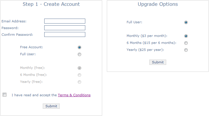 Upgrading Your Account
